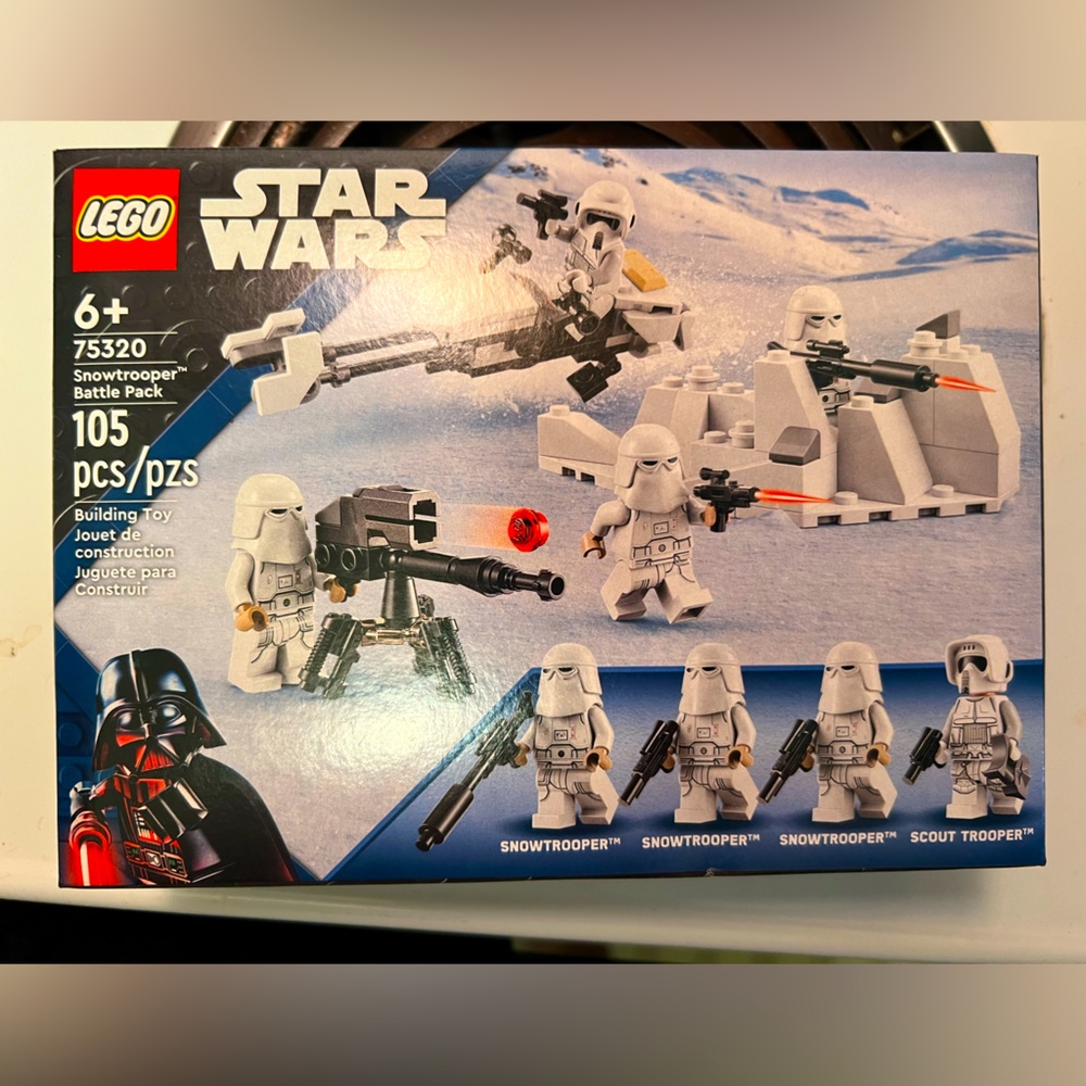 BRAND NEW UNOPENED 105 PEICE LEGO STAR WARS SNOWTROOPER BATTLE PACK SHIPS FAST!